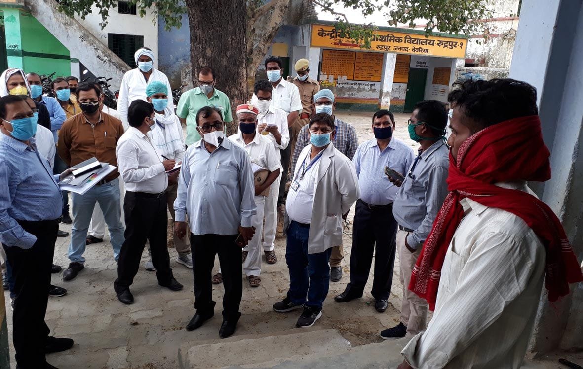 vishesh sachiv inspected quranteen centers