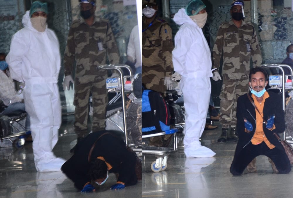 NRIs stranded in gulf countries came back to home.