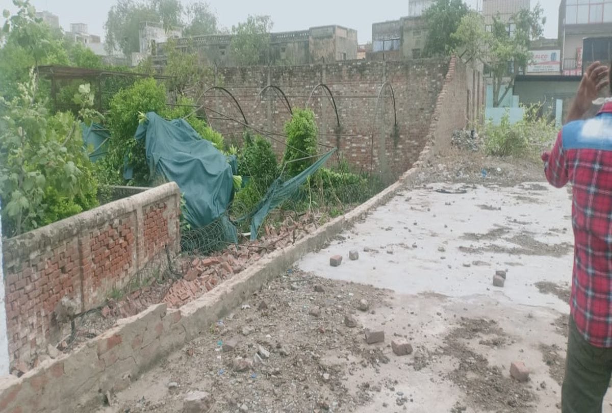 agra weather change due to dust storm