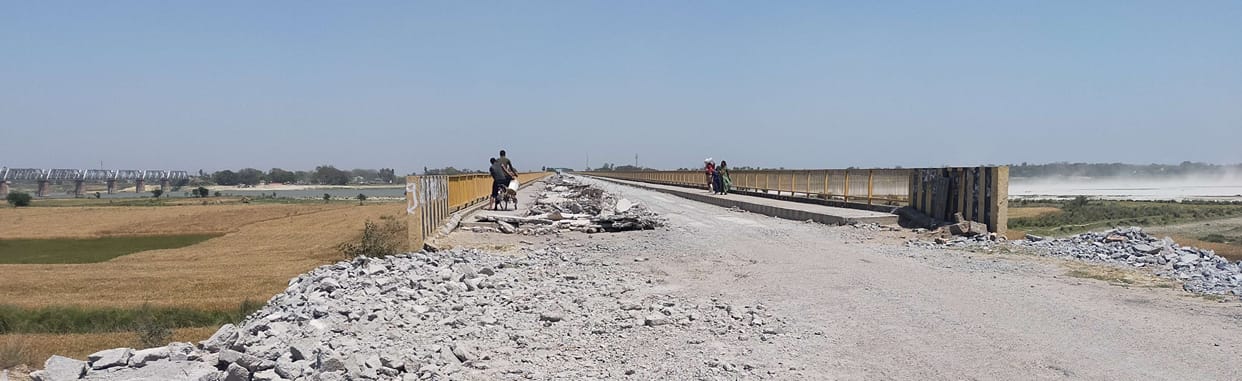 Jayaprabha bridge repair work started again