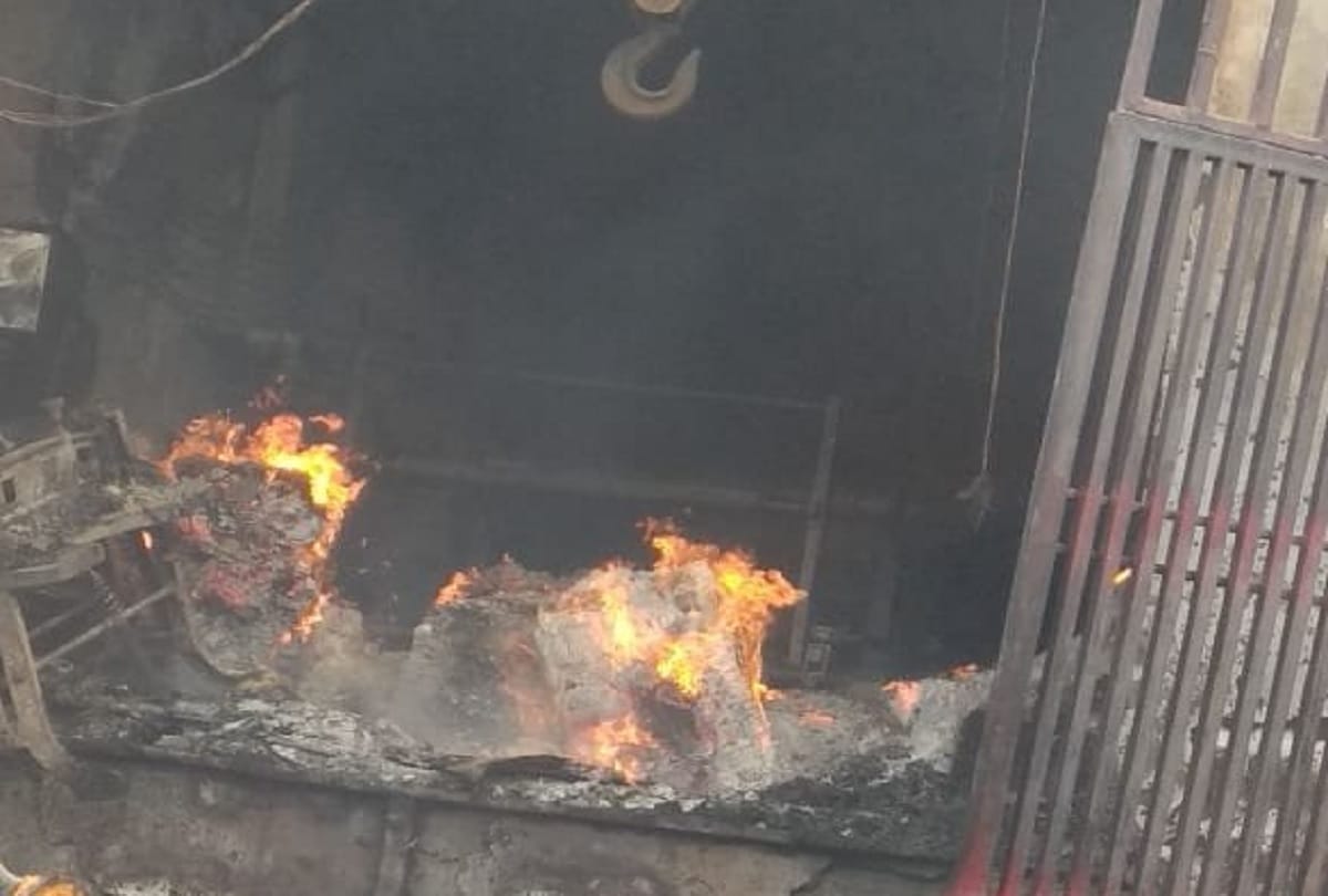 fire broke out at a cardboard factory in Bawana industrial area