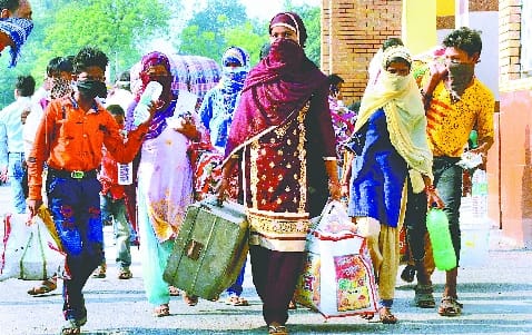 Train to Bareilly with 1195 workers from Gujarat