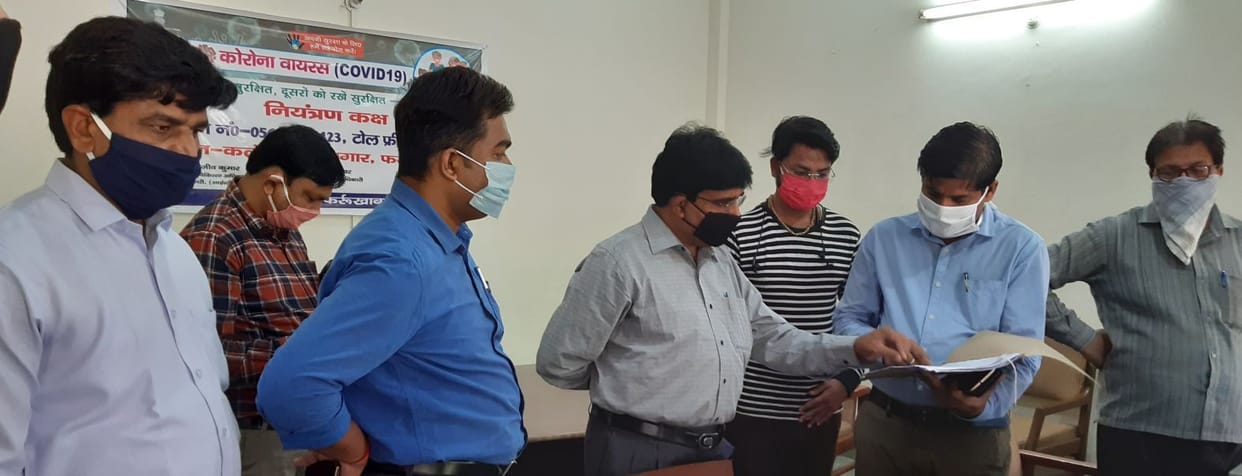 Additional labor commissioner inspected the control room