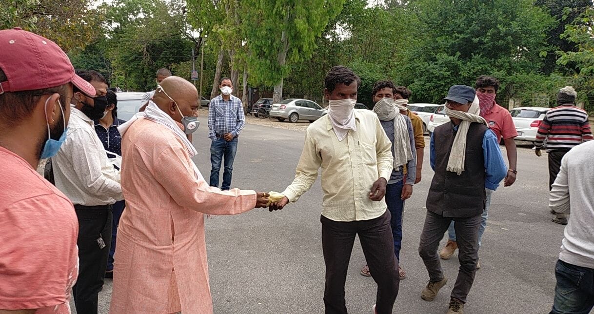25 youths from Jhabrera Bhagwanpur reach Haridwar from Himachal Pradesh