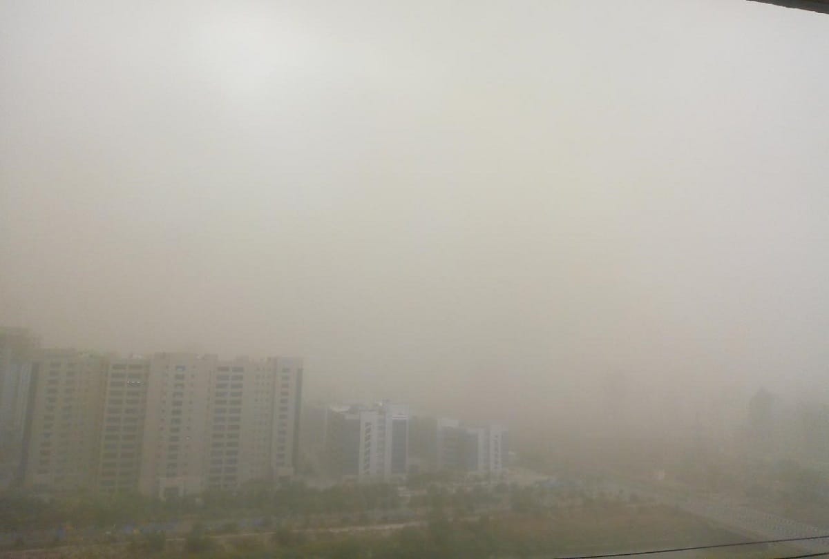 Rajasthan dust engulfed Delhi index reaches 200