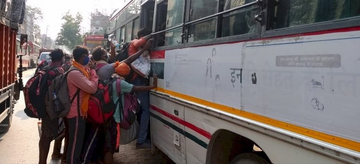 Lockdown in up Shramik special train will again reach ballia railway station with laborers today