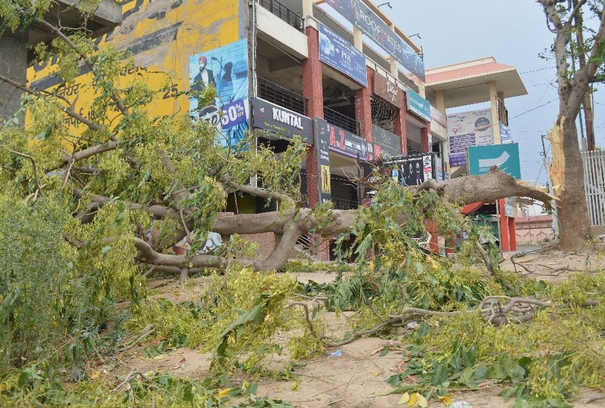 Agra Weather Dust Strom Power Cut For Seven Hours