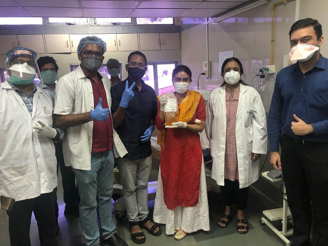 Coronavirus outbreak Zoa Morani donated her blood for plasmatherapy trials for Covid-19 treatment