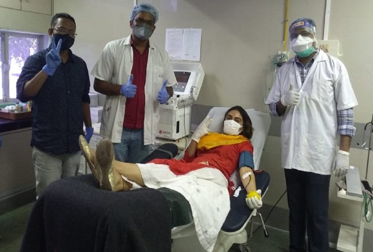 Coronavirus outbreak Zoa Morani donated her blood for plasmatherapy trials for Covid-19 treatment