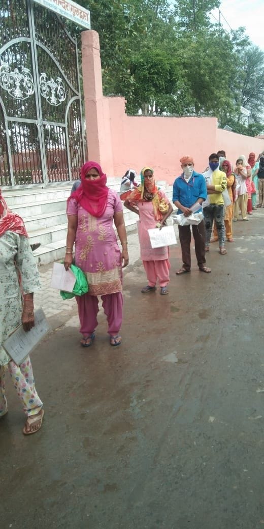 Today 3600 Green Ration Card Holder deliver grain