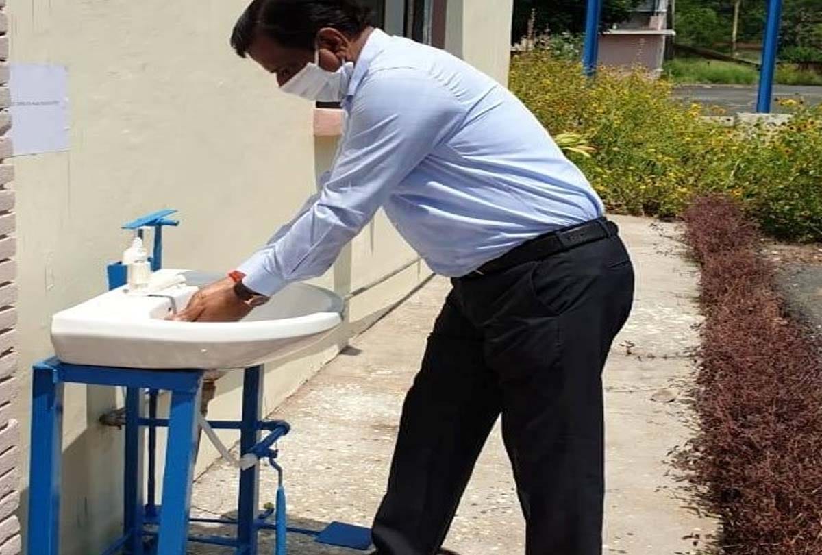NSI made hand wash machine, Corona Transition Period