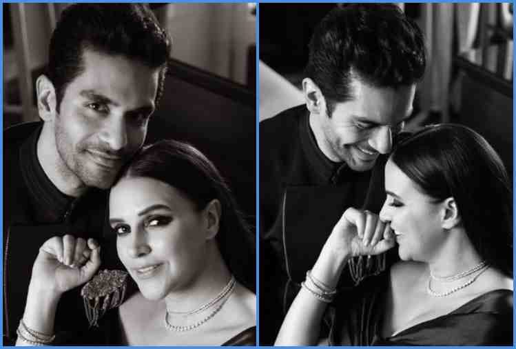 neha dhupia marriage anniversary wishes and said i have 5 boyfriends