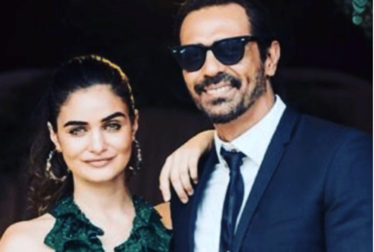 Actor Arjun Rampal girlfriend Gabriella Demetriades arrives at NCB office second consecutive day in a drug case