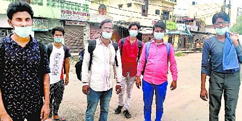 Workers from Haryana came to Bareilly by buses