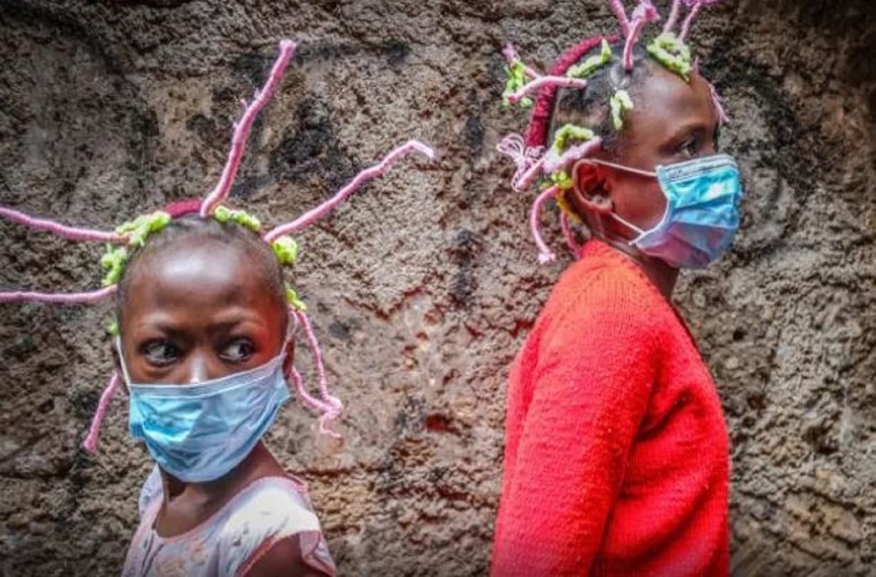 coronavirus hairstyle going viral on internet  corona shape hair style becoming famous in East Africa kenya