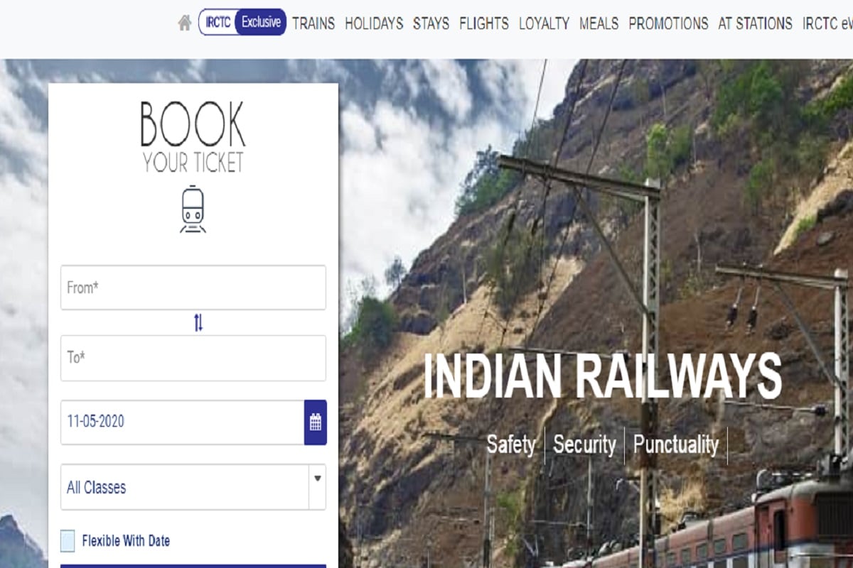 IRCTC ONLINE TICKET BOOKING