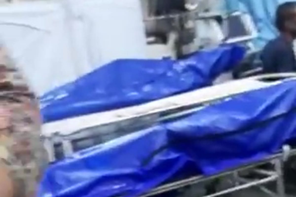 BJP MLA Nitesh Rane tweet video in which body bags seen lying next to patients in KEM hospital