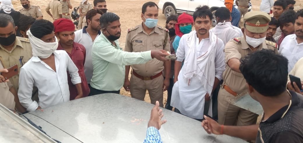 a labourer died in crusher plant in suspected position