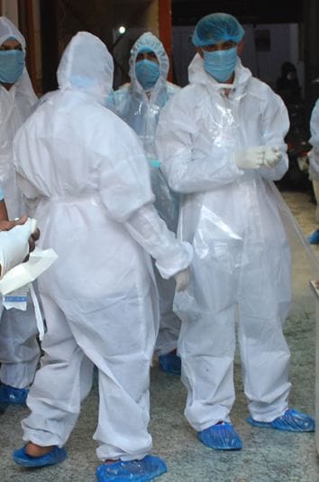 Corona infected woman admitted in Agra escaped to Aligarh