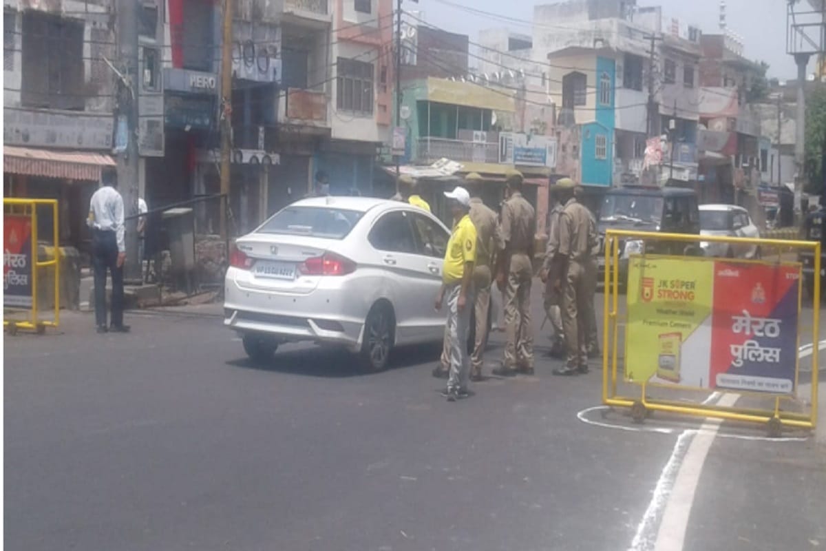UP News: Inspector has deducted one lakh rupees challan of bike rider in Meerut