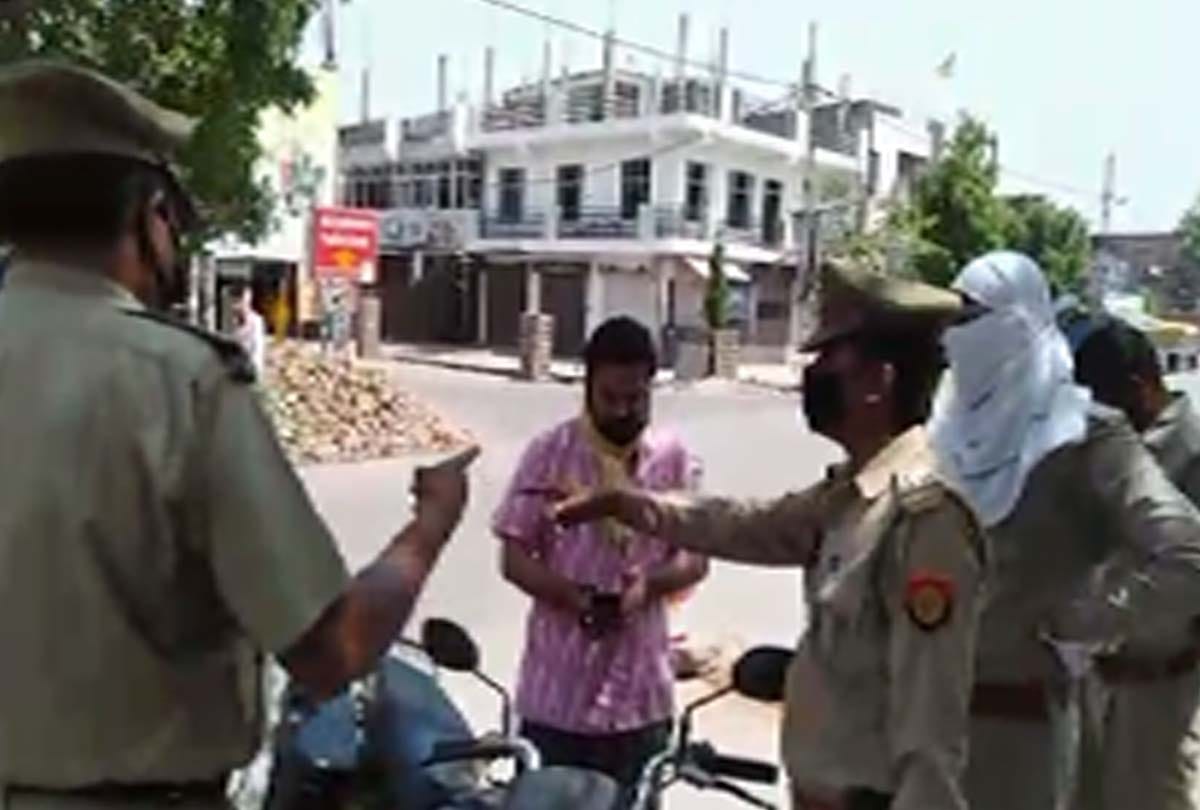 Police accused of beating a young man, video viral