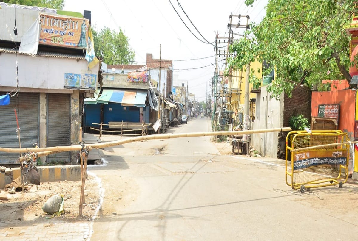 coronavirus in up 100 percent lockdown declared in three police station areas at Aligarh