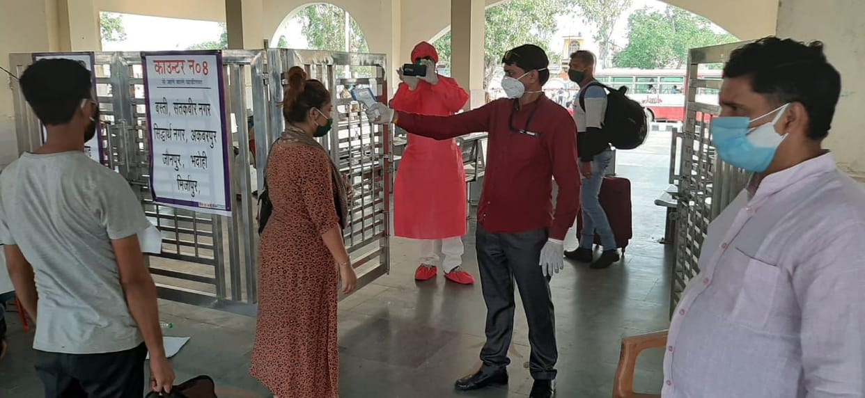 Three special trains reached with workers