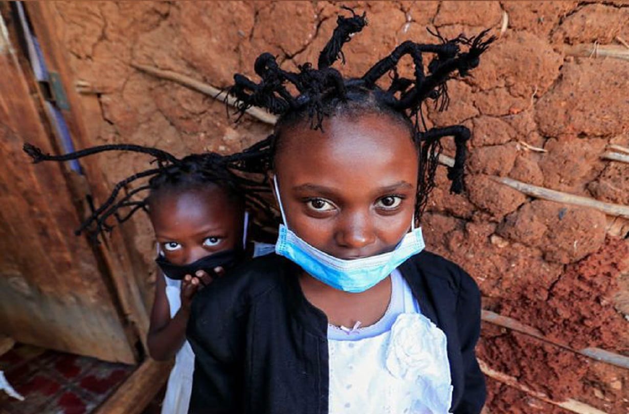 coronavirus hairstyle going viral on internet  corona shape hair style becoming famous in East Africa kenya