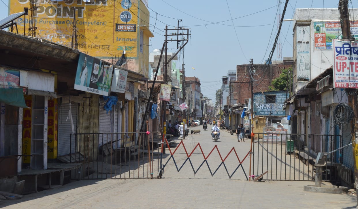 Hathras: Hotspot areas are sealed again, roads remain deserted