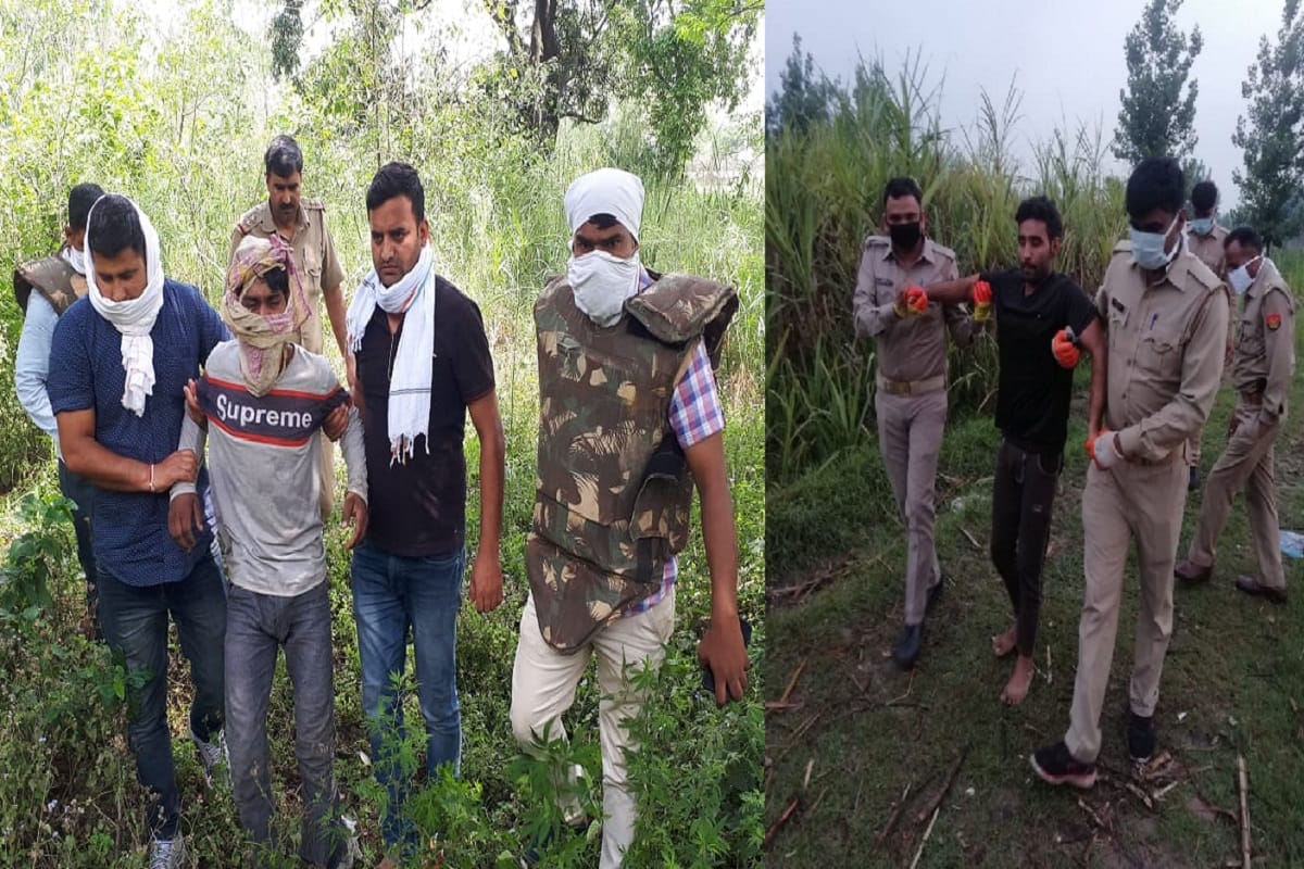 Two accused has arrested and injured in police encounter at Muzaffarnagar district of Uttar Pradesh