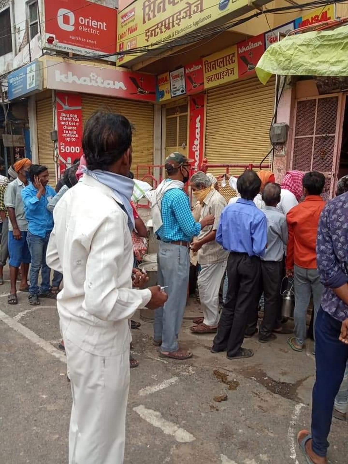 Varanasi crowds over cannabis contracts social distancing people forget in varanasi