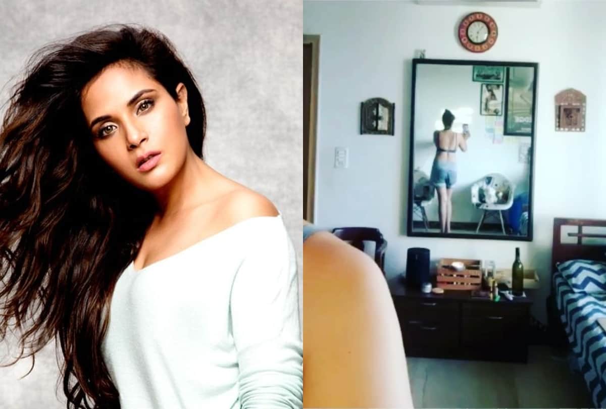 Richa Chadda shared her belly dance video on social media during Lockdown