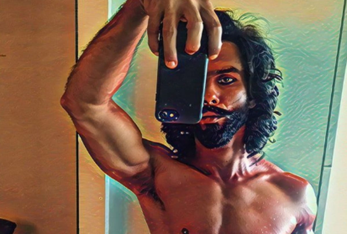 shahid kapoor share his photo during padmaavat fans reactions
