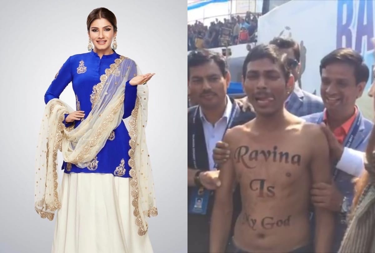 Raveena Tandon share her crazy fans video on social media