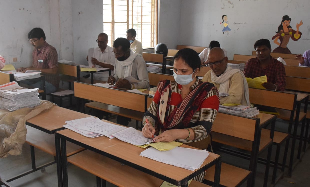 when the fever-stricken teacher arrived to check, she was sent back home