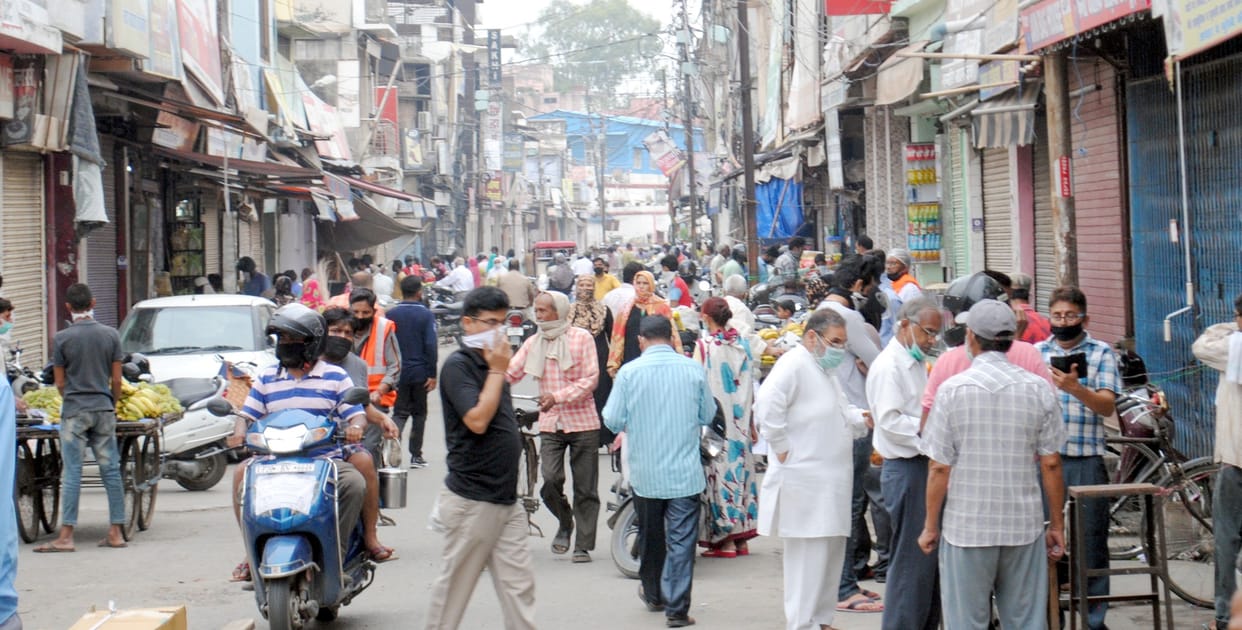 Everyday lockdown violation in Bijnor