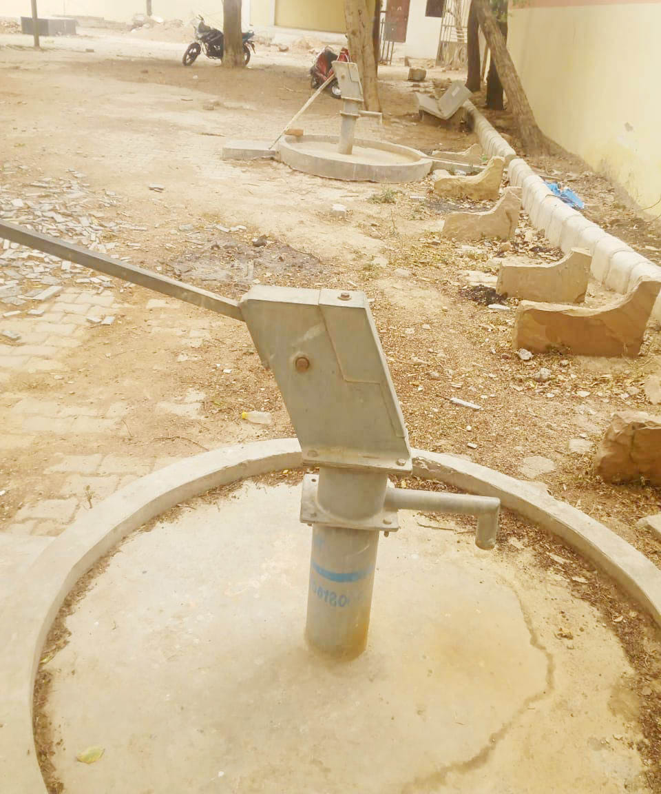 20 handpump not working in nahru nager