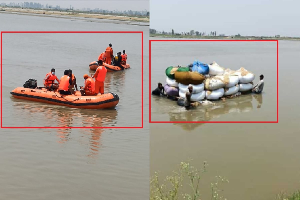 Baghpat News, Search for young man continues in Ymuna river and farmers is face difficult situation