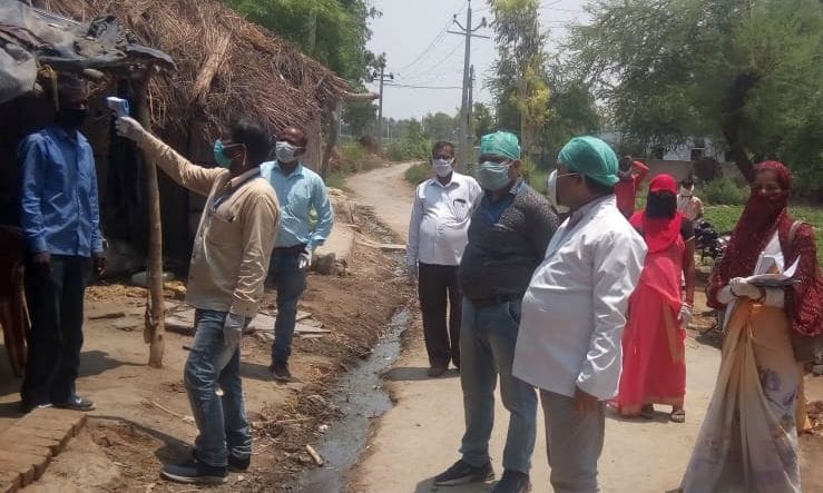 thermal screening in 4 villages