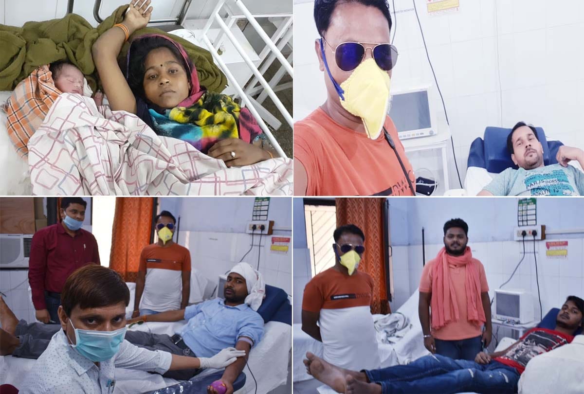 Three blood donors in Hamirpur saved the life of mother and child