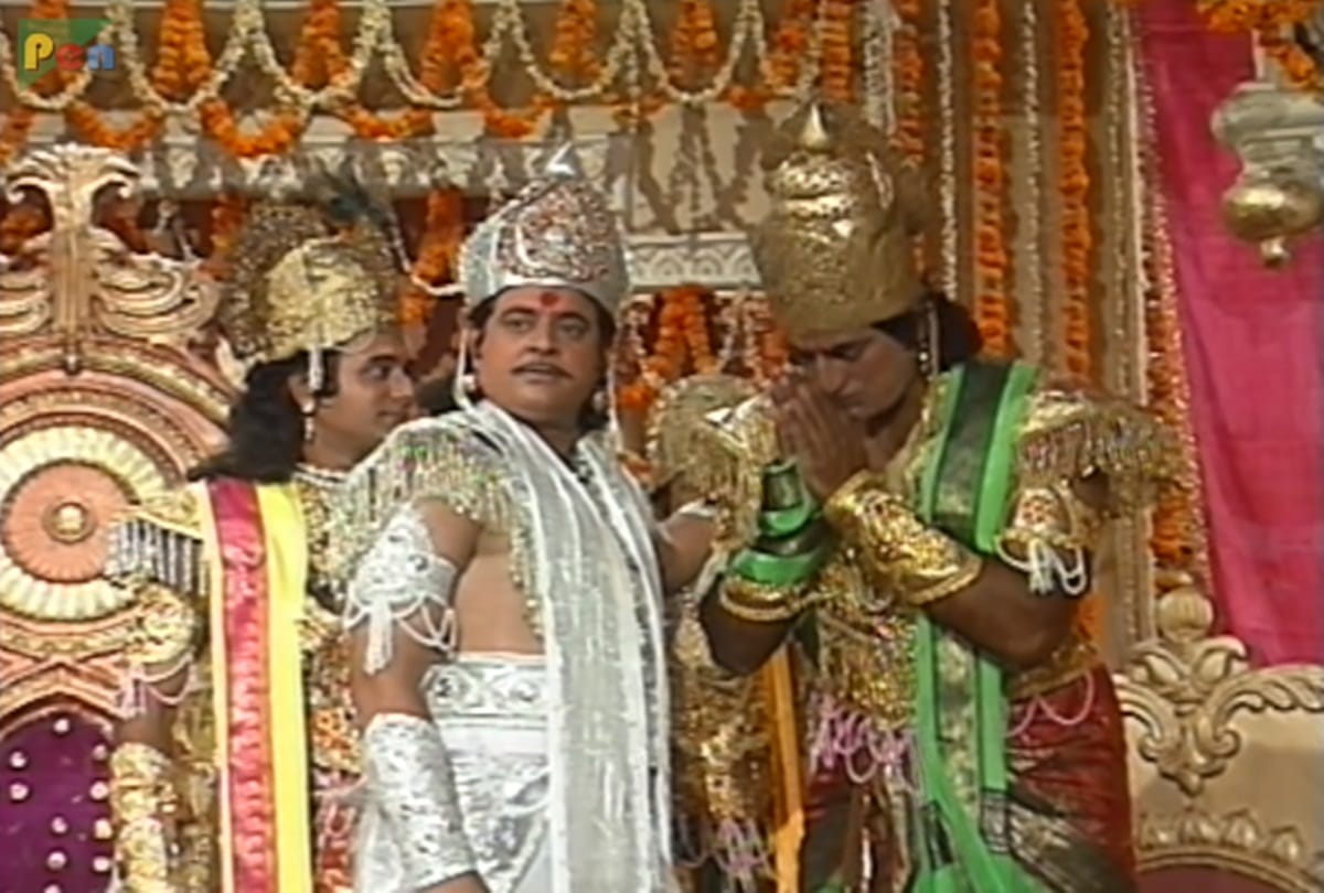 Mahabharat last episode On DD Bharti yudhister become king of hastinapur