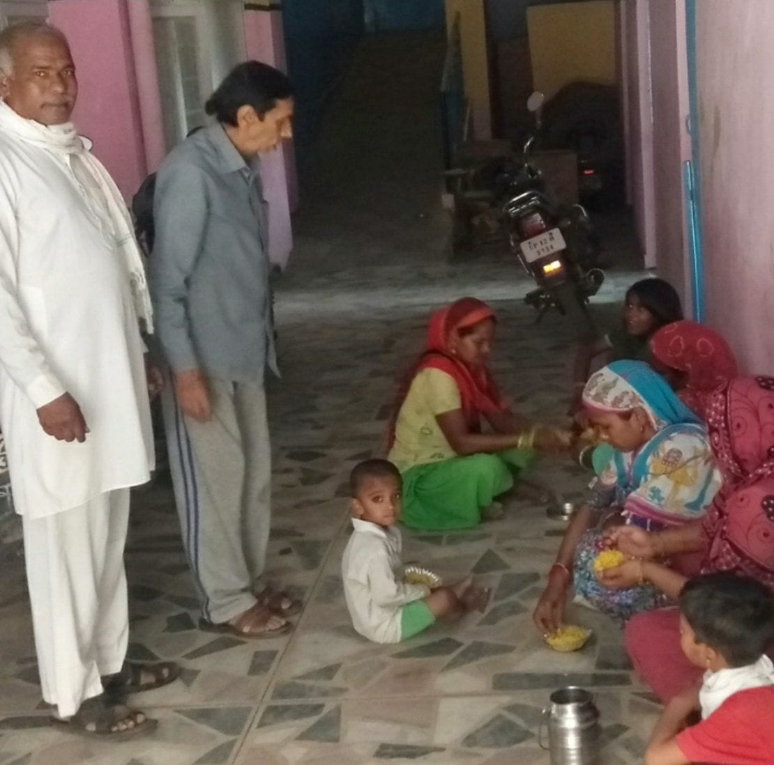 Fed poor families food