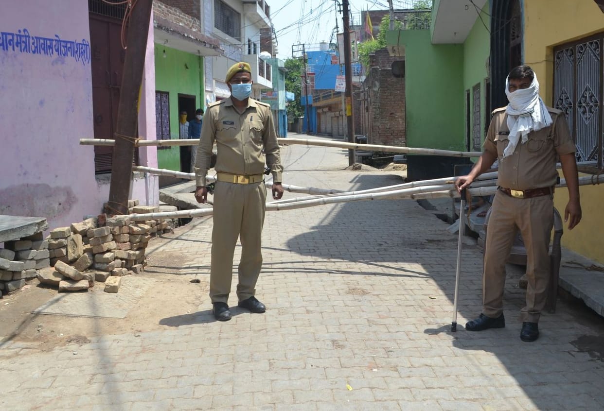 area seal in farrukhabd in lockdown
