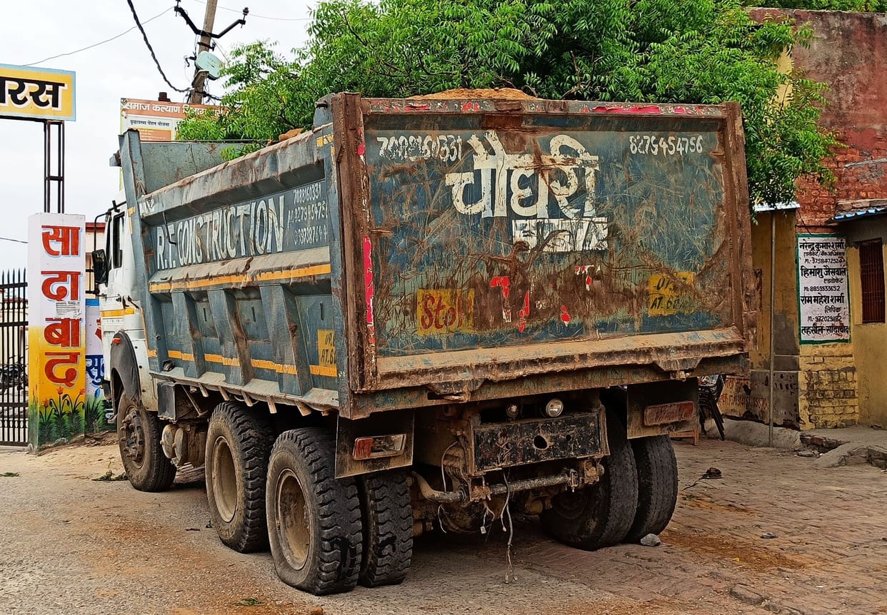 illegal mining truck seize