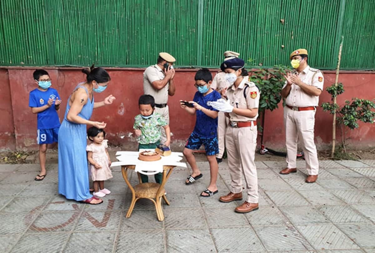 Delhi Police celebrates Mary Kom younger son Prince birthday with cake