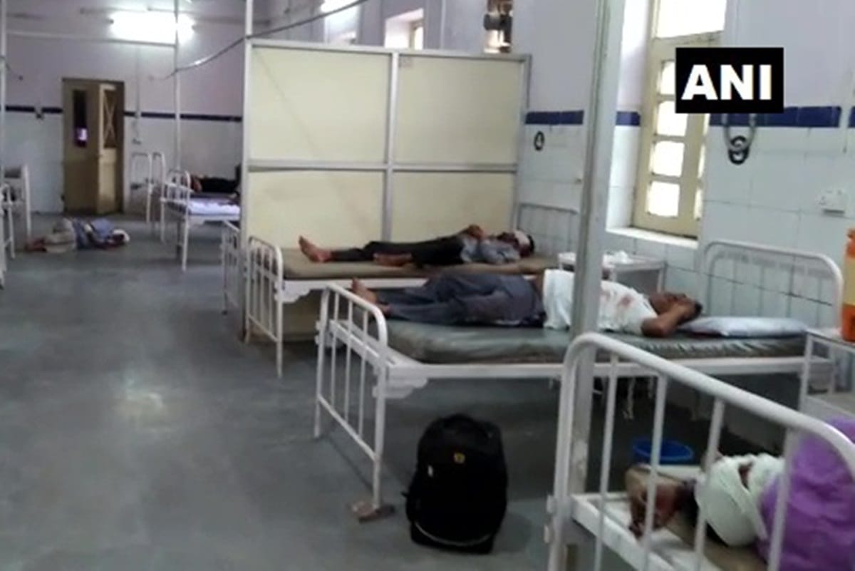 Guna bus Accident : Uttarakhand 12 migrants Injured during mIshap