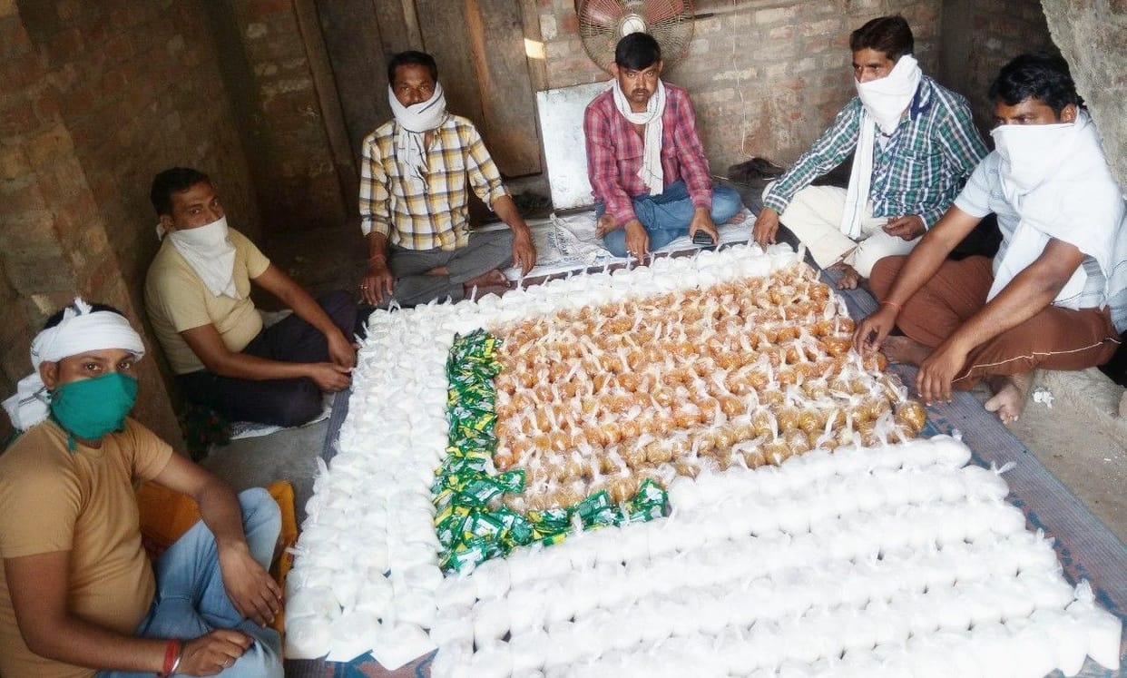 Ration kits distributed to 3800 people in a month