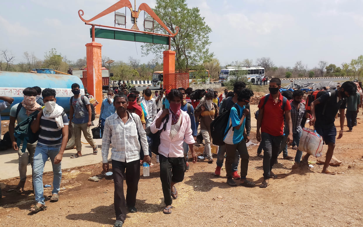 Three thousand laboure reach in amchara ghati