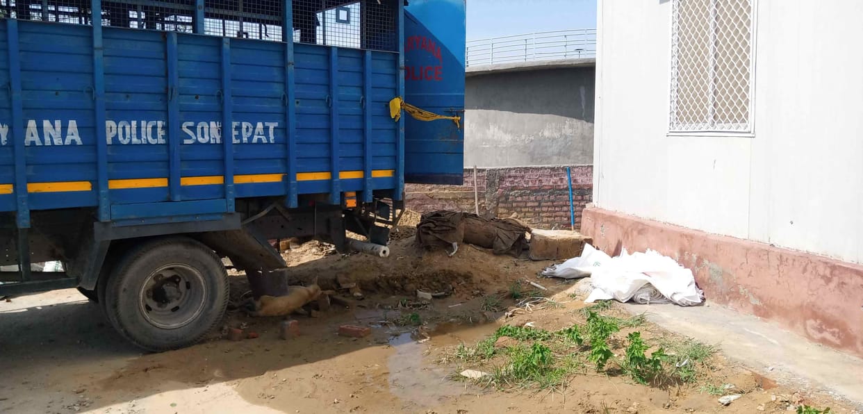 wine found in land, smugling, sonipat