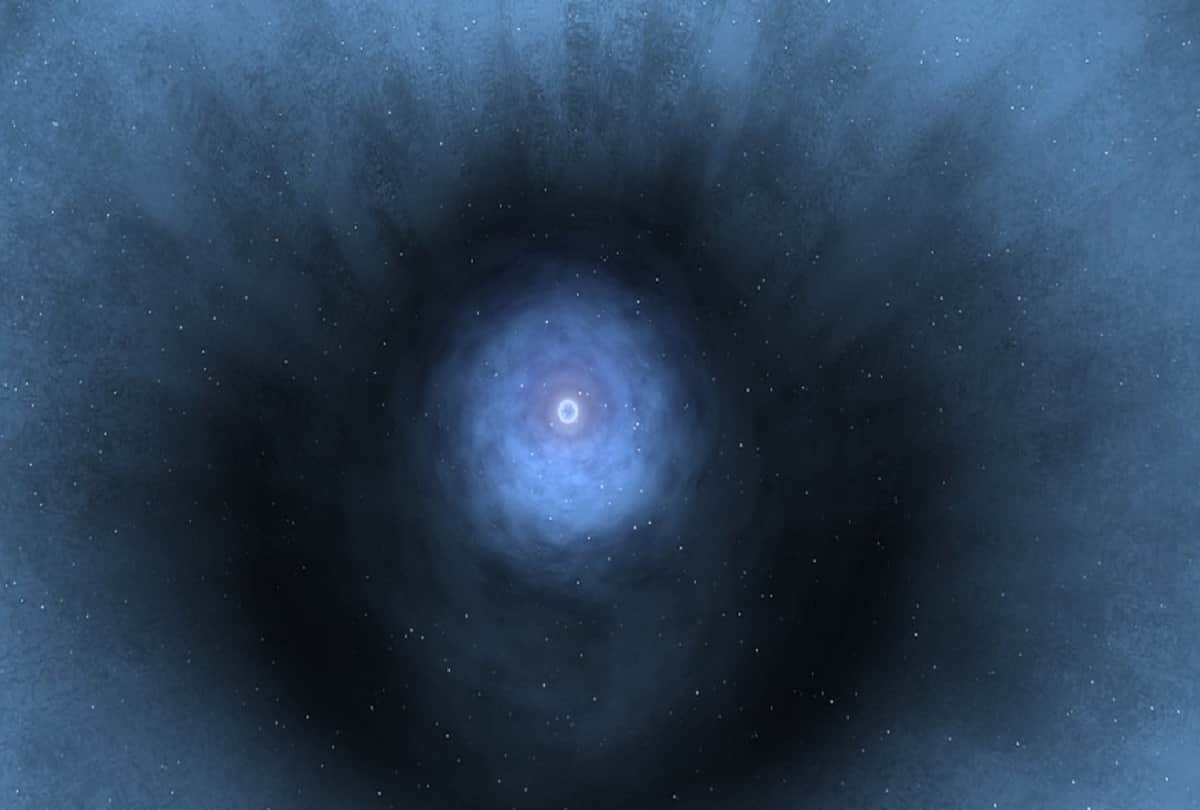 black hole mystery from which even light cannot come out
